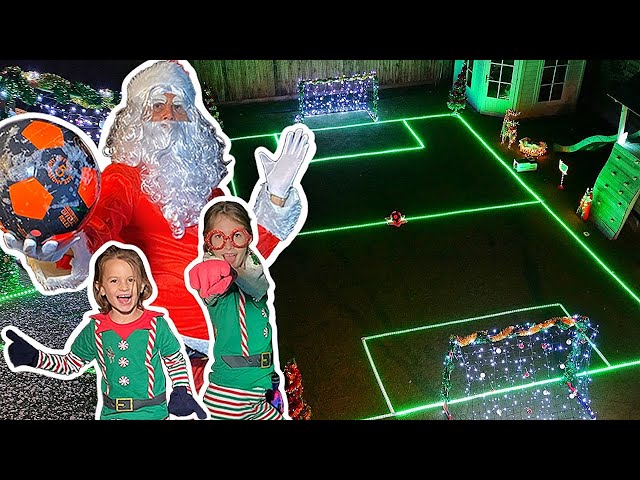 THE WORLD'S FIRST CHRISTMAS FOOTBALL PITCH...🎅🏼🎄⚽️