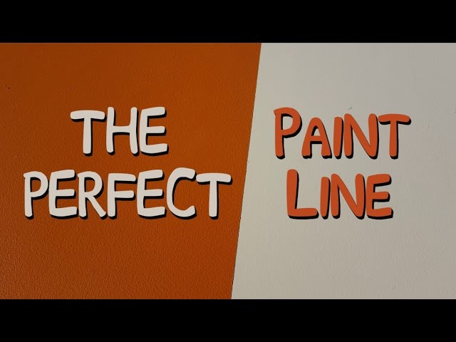Easy Painting Technique With Tape - Paint A Perfect Stripe Without Paint Bleed - Paint Clean Lines