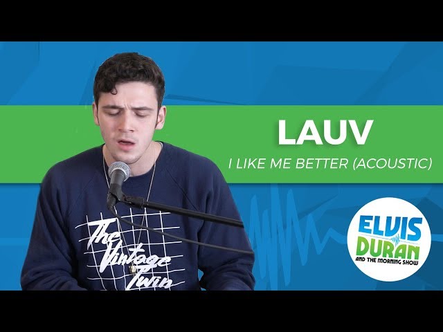 Lauv - "I Like Me Better" Acoustic | Elvis Duran Live