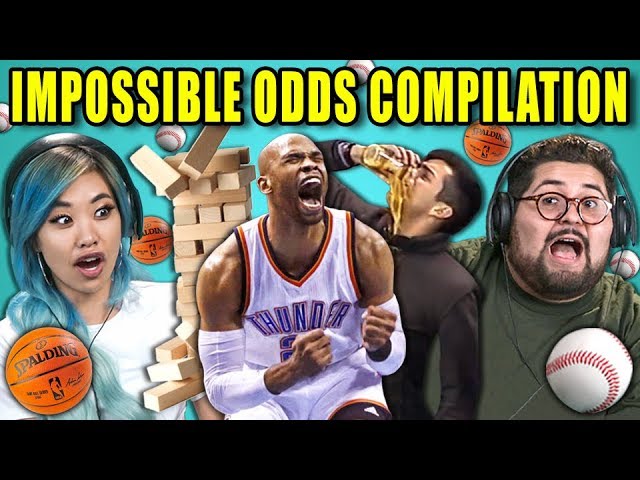 Adults React To Impossible Odds Compilation (Never Tell Me The Odds)