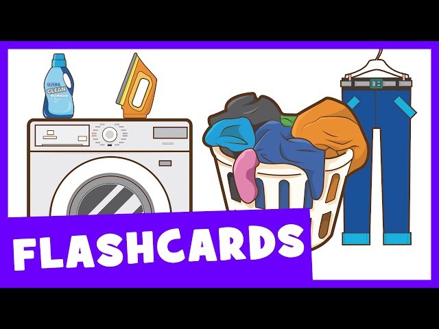 Learn Laundry Room Vocabulary | Talking Flashcards