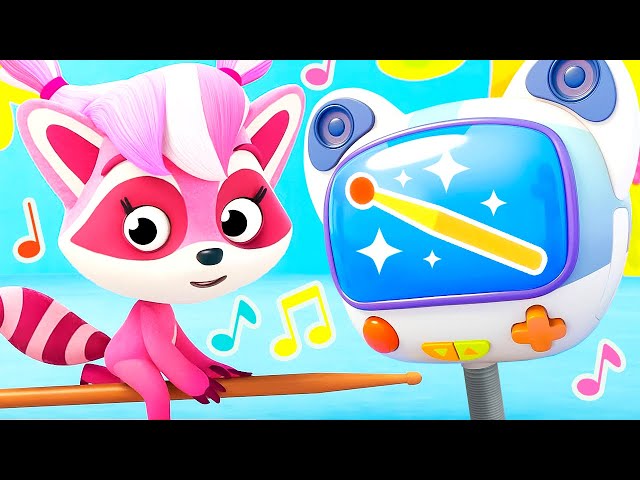 Sing with Rockoons! The Drumstick song for kids & more nursery rhymes about musical Instruments