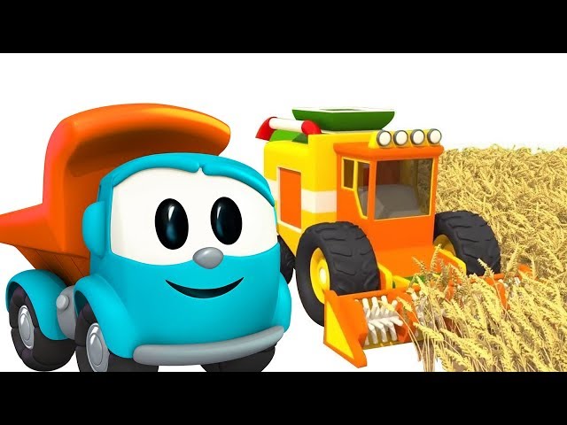 Leo the truck: The Harvester - Cars cartoon and trucks