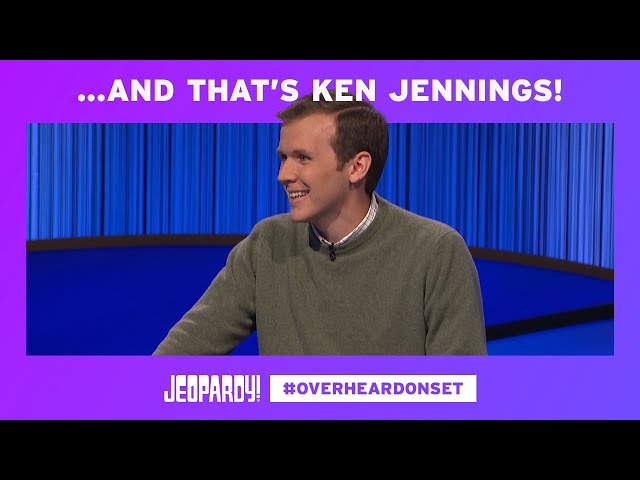 That IS Ken Jennings | Overheard on Set | JEOPARDY!
