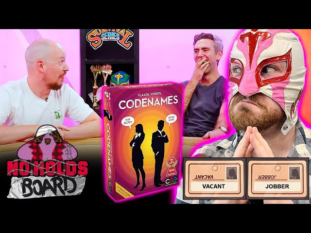 Codenames... BUT WRESTLING! | No Holds Board