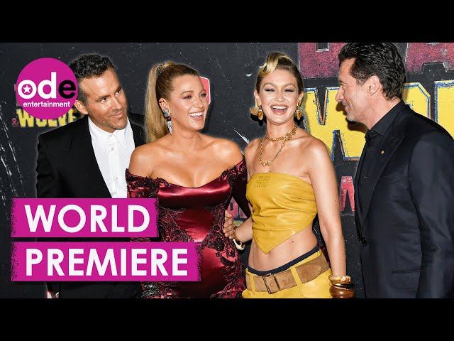 Blake Lively & Gigi Hadid Join Deadpool & Wolverine Cast at World Premiere