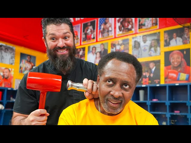 THE HITMAN: *THOMAS HEARNS* gets LOUD BACK Adjustment