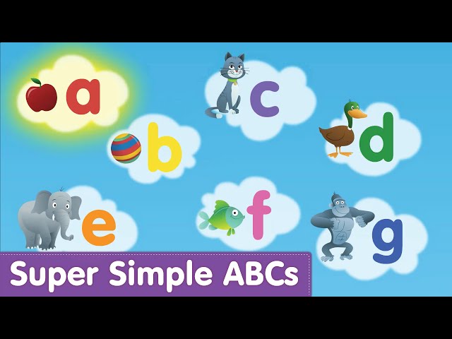 Phonics Alphabet Song (Lowercase) | Super Simple ABCs