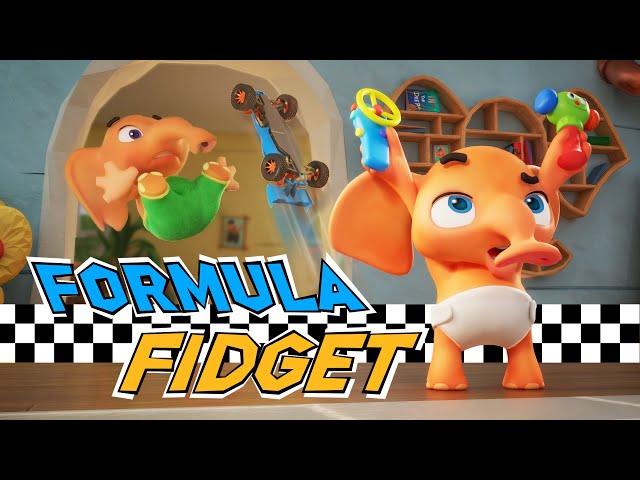 FORMULA FIDGET 🏎️🕹️ BellyFant & Toaster • Funny Cartoon Animation