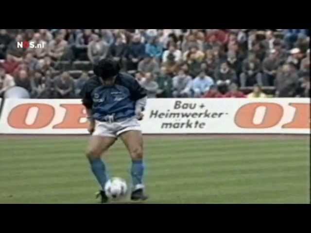 Diego Maradona Warm Up (Semi final UEFA Cup 1989)