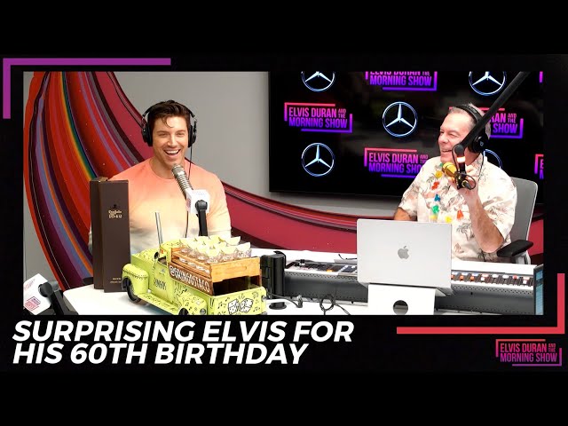 Surprising Elvis Duran (Early) For His 60th Birthday | Elvis Duran Exclusive