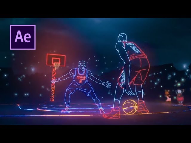 After Effects Tutorial - NBA Lights - EASY!