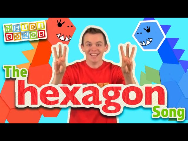 The HEXAGON Song | Sing & Spell Shapes