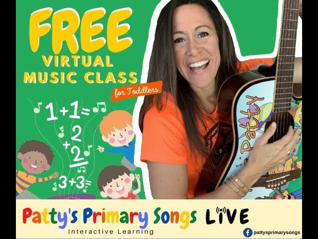 LIVE Toddler Music Class with Patty Shukla 10am EST | Virtual Class for Children
