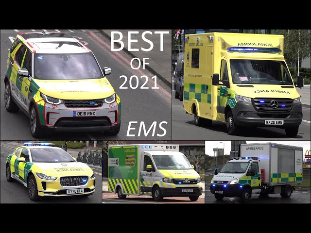 Ambulances and EMS responding - BEST OF 2021