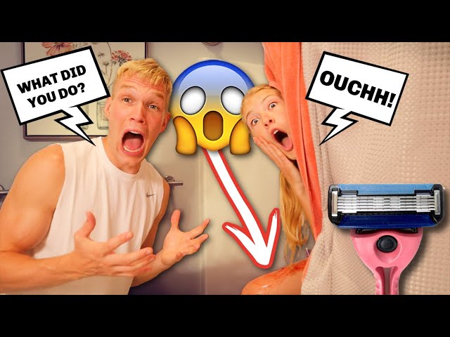 INJURY PRANK IN SHOWER *cut myself shaving*