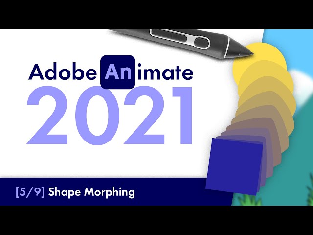 Adobe Animate 2021: Shape Morphing [#5] | Beginners Tutorial