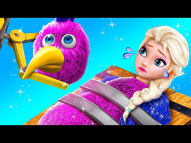 Elsa Becomes Opila Bird! 32 Frozen DIYs for Dolls