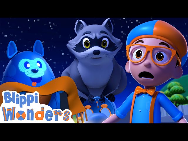 Blippi Learns About Night Time Animals! - Blippi Wonders | Educational Cartoons for Kids
