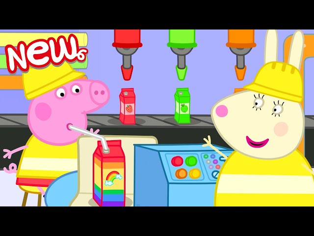 Peppa Pig Tales 🧃 A Day At The Juice Factory 🍊 Peppa Pig Episodes