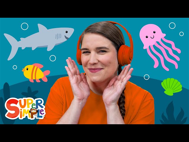 Down In The Deep Blue Sea | Imagination Time With Caitie | Listening Activity for Kids!