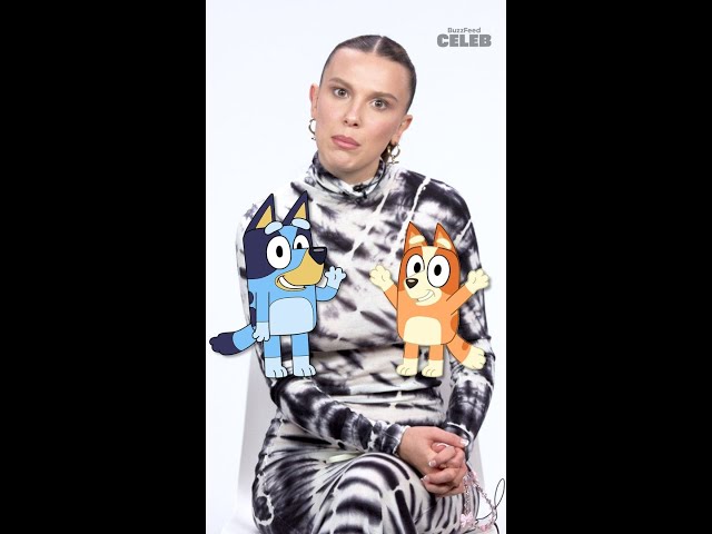 Millie Bobby Brown loves Bluey?!💙 #MillieBobbyBrown | Millie Bobby Brown Plays 30 Questions