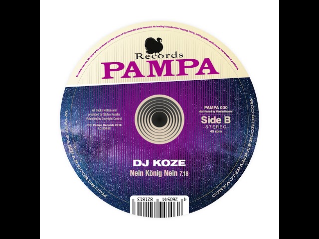 DJ Koze - Nein König Nein (PAMPA030)