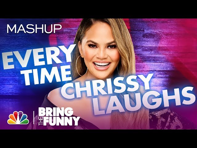 Every Time Chrissy Teigen Laughs in Season 1 - Bring The Funny (Mashup)