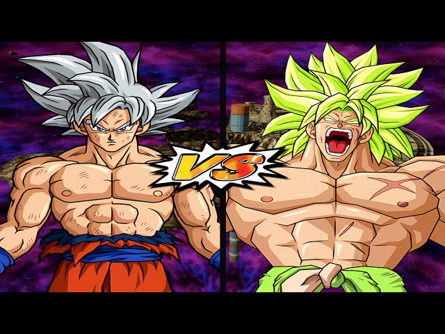 Goku MUI vs Broly (DBS) LSSJ | Dragon Ball: Sparking Zero, Budokai Tenkaichi 4