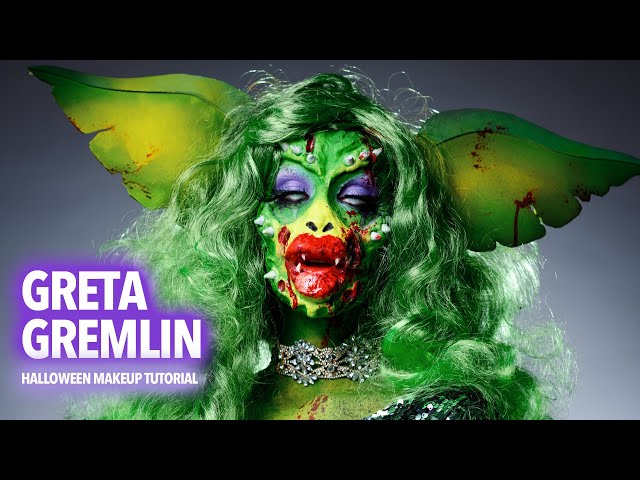 Greta Gremlin Halloween Makeup Tutorial