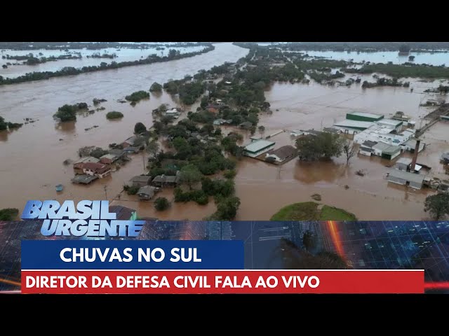 Diretor da Defesa Civil de RS fala da operação de resgate de moradores | Brasil Urgente