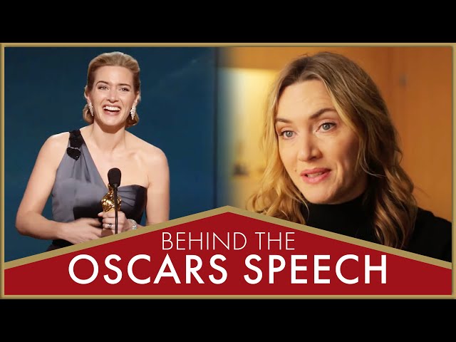 Kate Winslet | Behind the Oscars Speech