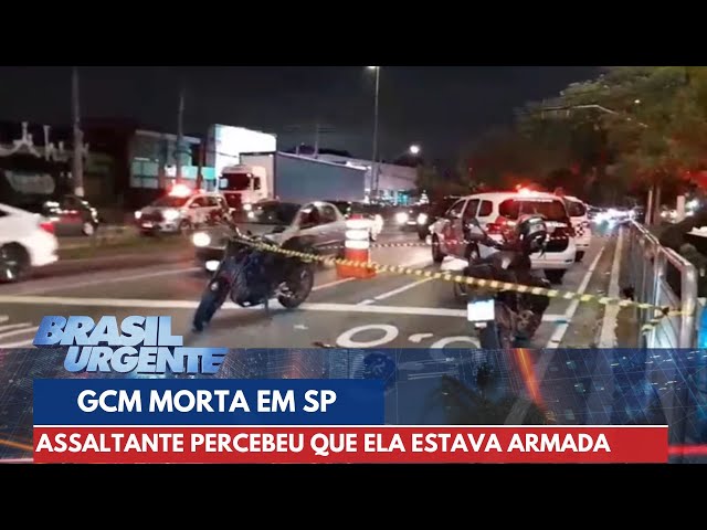 GCM morre baleada em tentativa de assalto em SP | Brasil Urgente