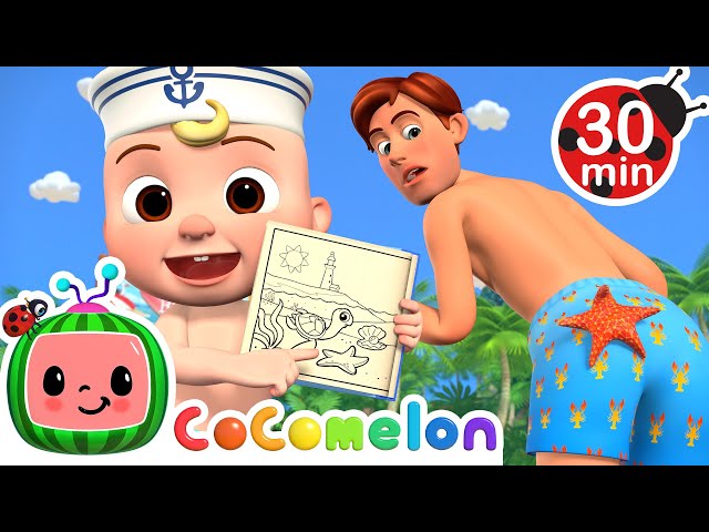Playdate at the Beach Song + MORE CoComelon Nursery Rhymes & Beach Songs