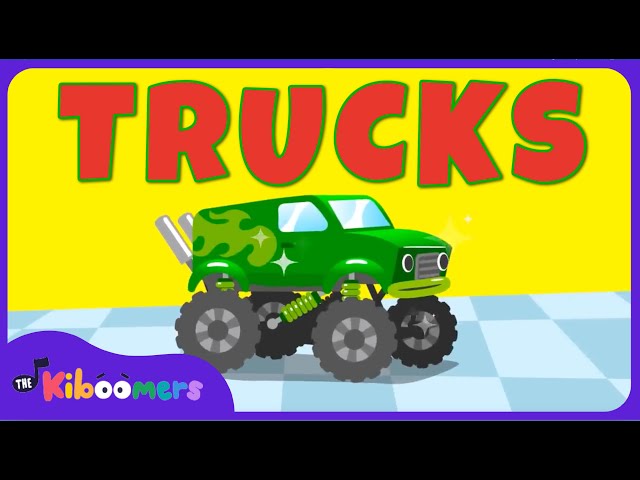 Monster Trucks Car Wash Colors Song - The Kiboomers Preschool Songs For Circle Time