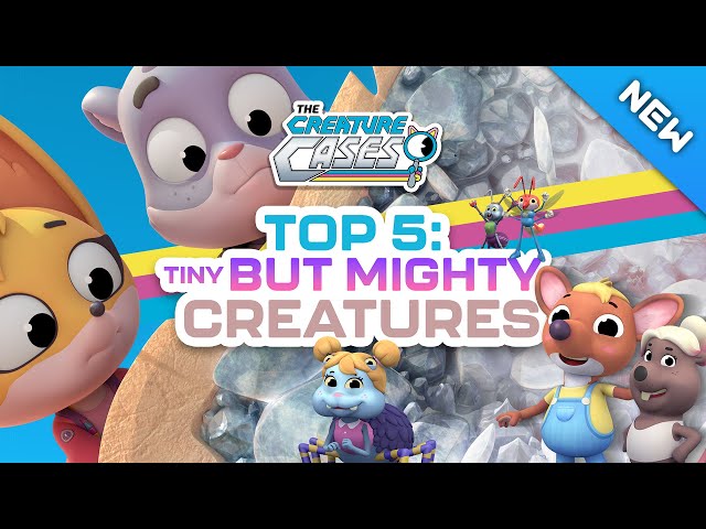 @CreatureCases - 🐭 Top 5: Tiny But Mighty Animals 🗒️ | Creature Features | Full Episodes