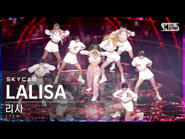 [항공캠4K] 리사 'LALISA' (LISA Sky Cam)│@SBS Inkigayo_2021.09.26.