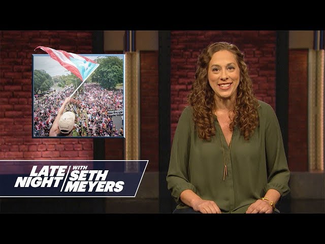 Late Night's Jenny Hagel on the Political Protests in Puerto Rico