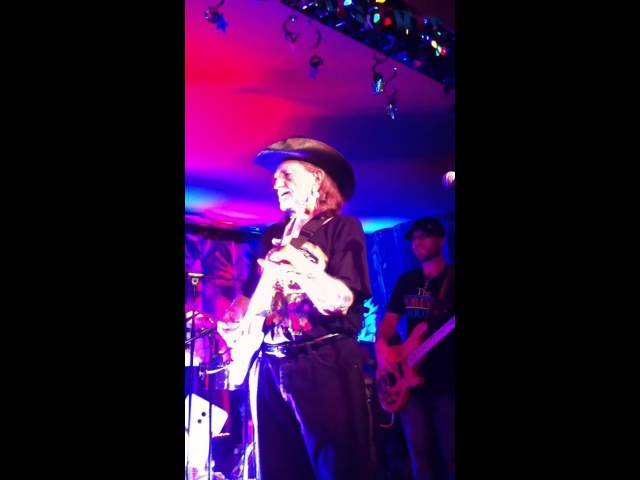 Live Music---Maui Resident & Music Legend Willie Nelson Sings "Jingle Bells" at Charley's Saloon