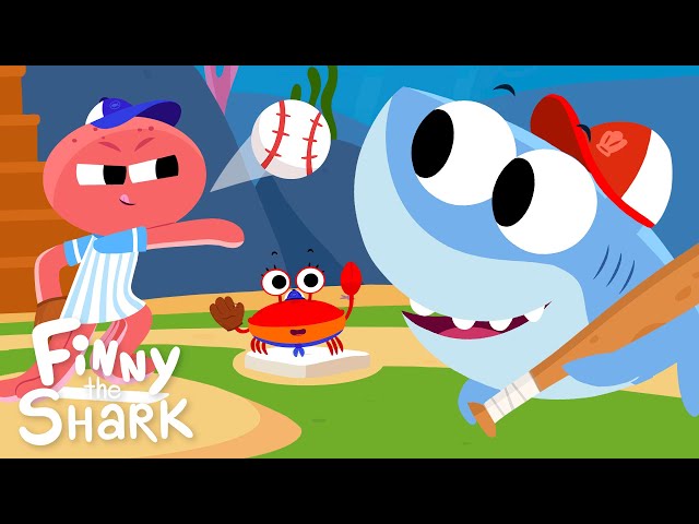 Take Me Out To The Ball Game | Kids Song | Finny The Shark