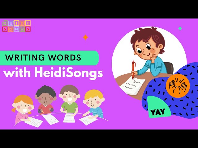 WRITING WORDS WITH HEIDISONGS! | Quick Class Activity