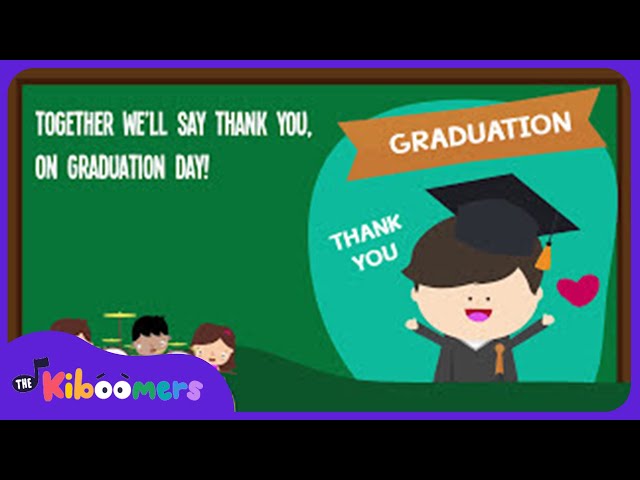 Thank You Teachers Lyric Video - The Kiboomers Preschool Songs & Nursery Rhymes for Graduation