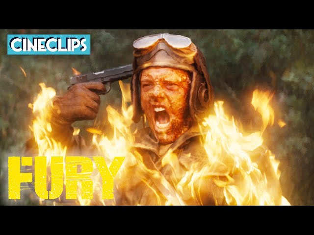 German Ambush | Fury | CineClips | With Captions