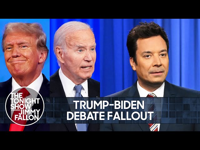 Trump-Biden Debate Fallout, Biden Refuses to Drop Out of 2024 Race | The Tonight Show