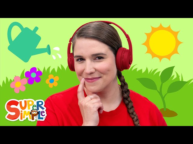 And The Green Grass Grew | Imagination Time with Caitie | Relaxing Spring Activity for Kids