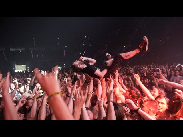 Crowd surfing in Poland!