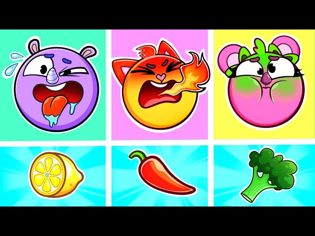 Flavor Song 🌶🥝🍅🥑 | Funny Kids Songs 😻🐨🐰🦁 And Nursery Rhymes by Baby Zoo