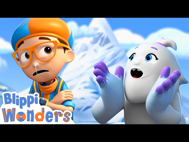 Blippi Wonders - Snow Mountain | Cartoons For Kids | Kids TV Shows Full Episodes | Blippi Cartoon