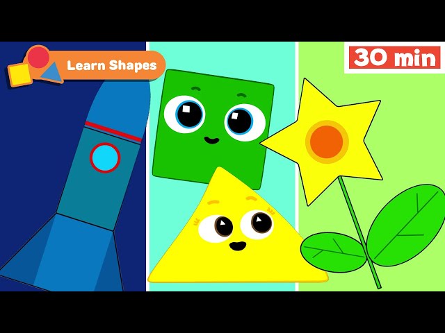 Shapes School | Educational videos for Babies | Learn Shapes for kids | Boat + | First University