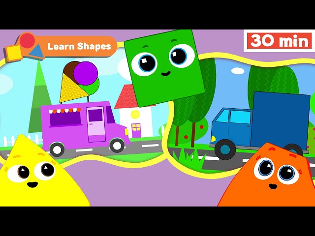 Shapes School | Educational videos for Babies | Learn Shapes for kids | Triangle | First University